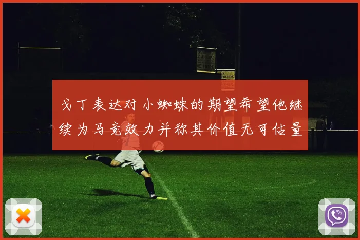 戈丁表达对小蜘蛛的期望希望他继续为马竞效力并称其价值无可估量